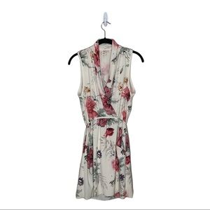 ARITZIA WILFRED Floral Sabine Wrap Front Dress